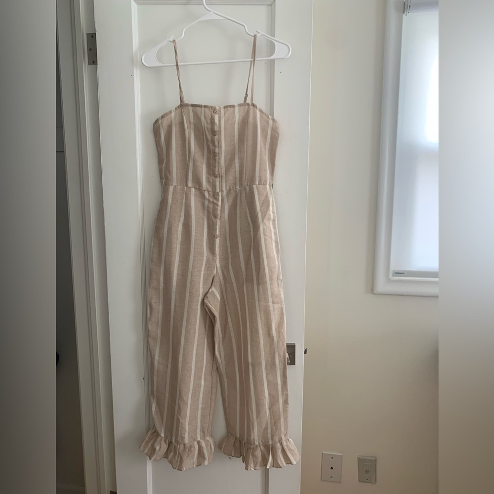 Striped Farrow Jumpsuit